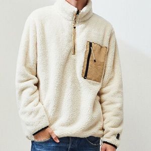 Pacsun Sherpa Quarter Zip Pullover